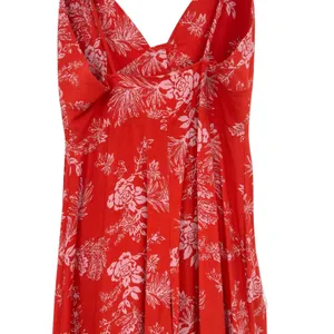 Free People Be The One Jumpsuit Floral‎ Print Button Wide Leg Red Size 4 thumbnail 10
