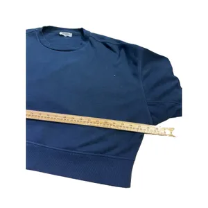 Zenana Navy Blue Oversized Crop Crewneck Sweater XL D46 thumbnail 3