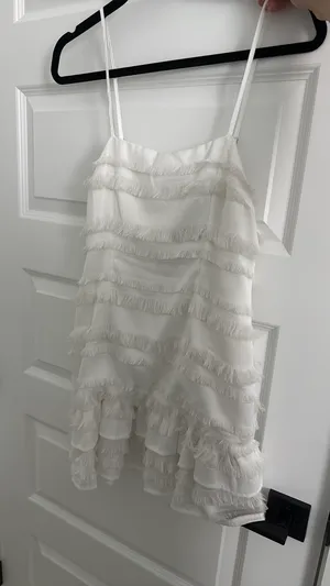 Princess Polly White Mini Dress thumbnail 3