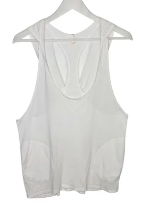 FP Movement White Hooded Sleeveless Tank Top XS thumbnail 1