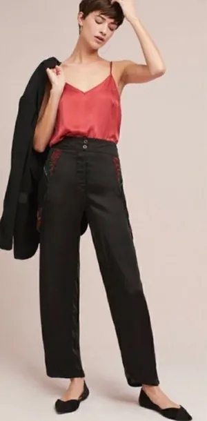 NWT Anthro Raga HTF RARE Beaded Pants thumbnail 1