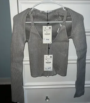 ZARA Two Piece Top Set thumbnail 3