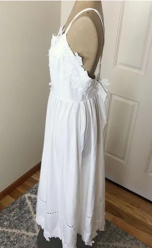 Boutique 💕White Boho Dress💕 thumbnail 2