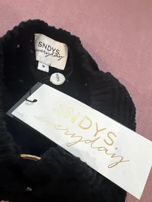 SNDYS X Revolve Whitehaven Top in Black Small New Womens Cut out Cropped Tube Ba thumbnail 6