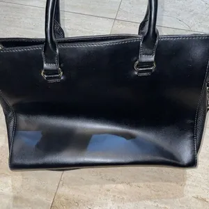Kate Spade New York Satchel‎ Crossbody Black Leather Zipper Accent thumbnail 3