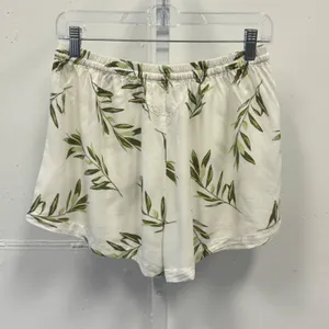 Piyama Maggie Pajama Set Olive Leaf Matching Set Medium White Green Loungewear thumbnail 8