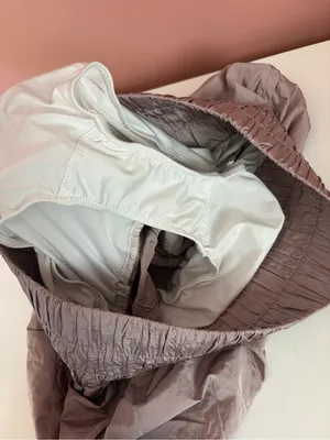 Free People Mauve/Taupe High-Waist Drawstring Shorts thumbnail 4