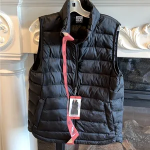 32 Degrees Heat Black Puffer Vest Ski Jacket Full Zip Womens Medium Sleeveless thumbnail 5