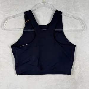 Quince Ultra-Form High-Neck Cropped Tank Deep Navy XS Activewear LB53225-ATG001 thumbnail 5