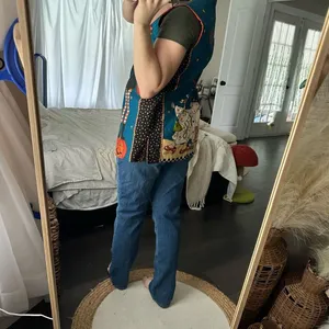 Vintage Handmade Ghouls Night Out Women’s Vest See Measurements Halloween Fall G thumbnail 3