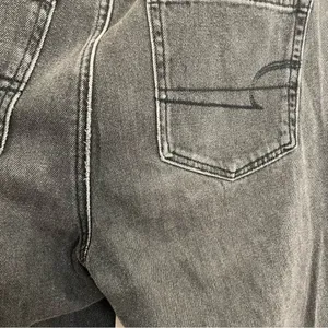 AMERICAN EAGLE AE Mom Jean Black Wash High Waisted High Rise Cropped Crop Ankle thumbnail 16