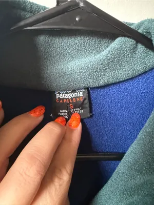 Patagonia Capilene Blue Quarter Zip Fleece Pullover – Size Small thumbnail 3