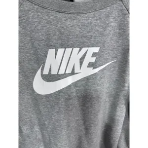 Nike Women's Gray Logo Sweatshirt‎ Rally Crewneck Pullover Athletic Casual Large thumbnail 5