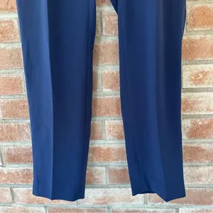 J. Crew Trousers Pants Pleated NEW Women’s 8 Blue Professional Dress Pants thumbnail 3