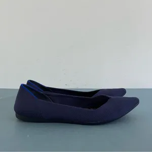 Rothy’s The Point Blue Washable‎ Knit Ballet Flats thumbnail 3