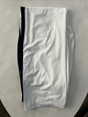 SPLITS59 Maxie Rigor Track Pant Wide Leg in White / Indigo Blue Small $178 thumbnail 4