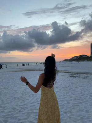 reformation yellow dress halter top thumbnail 3
