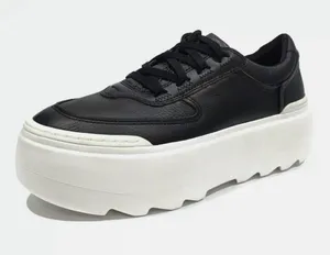 UGG MARIN MEGA TRAINERS PLATFORM LEATHER SNEAKERS SHOES BLACK Sneaker Sz 8.5 thumbnail 1