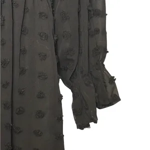 Chic Black Long Sleeve Dress Size L thumbnail 2