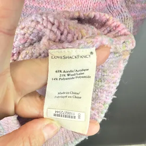 LoveShackFancy‎ Women's Aquarius Pullover Sweater Size Large thumbnail 5