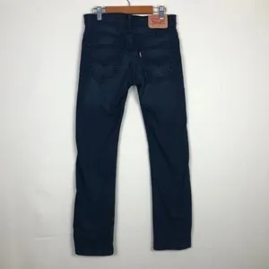 Levi  dark blue slim Jeans thumbnail 5
