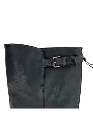 J.Crew Emmett Black Leather Tall Riding Boots Size 7.5 Classic Equestrian Style thumbnail 12