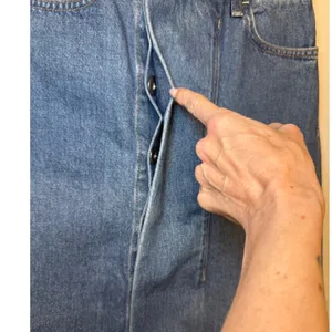 COS Denim A-Line Mini Skirt‎ Womens Size 4 Medium Blue Cotton Button Fly Casual thumbnail 3