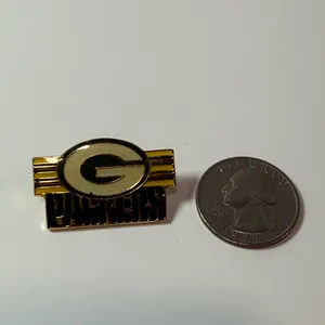 Green Bay Packers Vintage Enamel Lapel Pin | Peter David Inc. | 1993 thumbnail 2