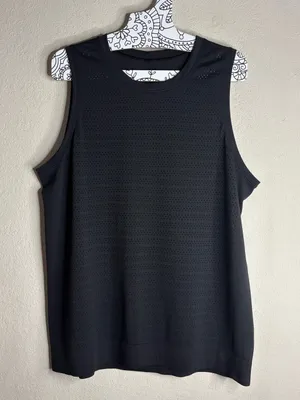 Lululemon Breeze By Muscle Tank black size 12 thumbnail 2