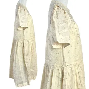 Free People Dainty Ethereal Cottage Bella Mae Midi Dress Vanilla Floral Small thumbnail 11
