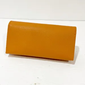 Tory Burch Authentic Orange Eyeglasses‎ Case Only Sunglasses Case Gold Logo thumbnail 2