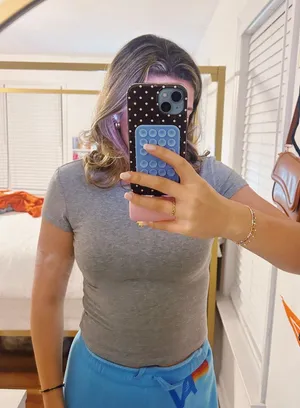 Basic Grey Tee Gray thumbnail 1