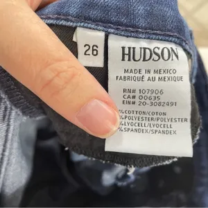 Hudson Low Rise Super Skinny Jeans Womens 26 Y2K Blue Classic Fall Zip Fly thumbnail 10