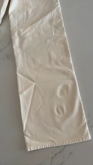 Aritzia Wilfred ivory wide leg cargo pants thumbnail 5