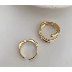 Boutique NEW Women's 14 Gold Filled Bar Simulated Diamond Ring,‎ Adjustable thumbnail 7