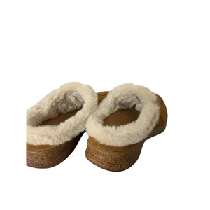 Taos Future Chestnut Suede Slip On Platform Mule Clogs Size 6 NWB thumbnail 7