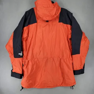 The North Face Mountain Light Jacket Women M Orange Black Gore-Tex Vintage Hood thumbnail 5