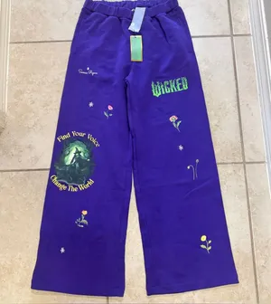 Samii Ryan Wicked For Good Elphaba Change The World Purple Sweatpants med thumbnail 1