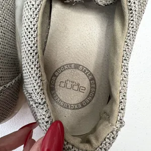 Hey Dude Size‎ 8 Wendy Loafers Sox Beige Knit Slip On Shoes Lightweight Women's thumbnail 9