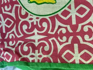 Masters Pink & Green Patterned Tote Bag with Yellow Logo thumbnail 8