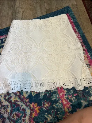 Abercrombie White Lace Mini Skirt thumbnail 5