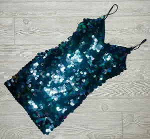 Nwt color shifting crystal doll large sequin dress eras tour y2k style mermaid s thumbnail 1