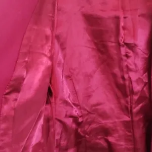 Anthropologie Tulle raspberry pink pea coat NWOT thumbnail 5