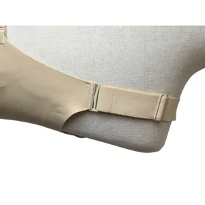 LetsJoli Jelly Bra Women Large Beige NWT Wireless Push Up Full Coverage Support thumbnail 5