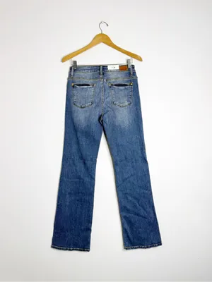 Judy Blue Boot Cut Jeans Size 7/28 Medium Wash NWT JB82350MD thumbnail 2