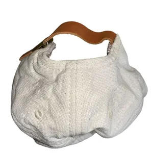 Madewell cotton ball cap in cream thumbnail 2