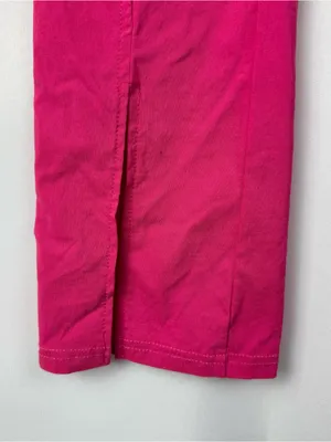 Boutique Do + Be Hot Pink Straight Leg High Rise Pants S thumbnail 4