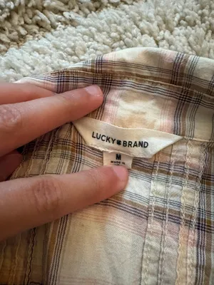 Lucky Brand Plaid Button-Up Shirt thumbnail 4