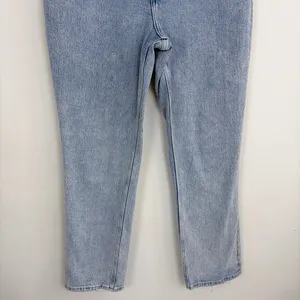 Abercrombie & Fitch The 90s Straight Ultra High Rise Curve Love Light Wash 31/12 thumbnail 4