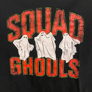 Celebrate Halloween Womens Tee T Shirt Black M Medium 38” Squad Ghouls Ghosts thumbnail 1